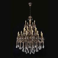 Luxurious Crystal Chandelier Candle  Pendant Lamp Living Room Ceiling Lighting for Dining Hallway Entry