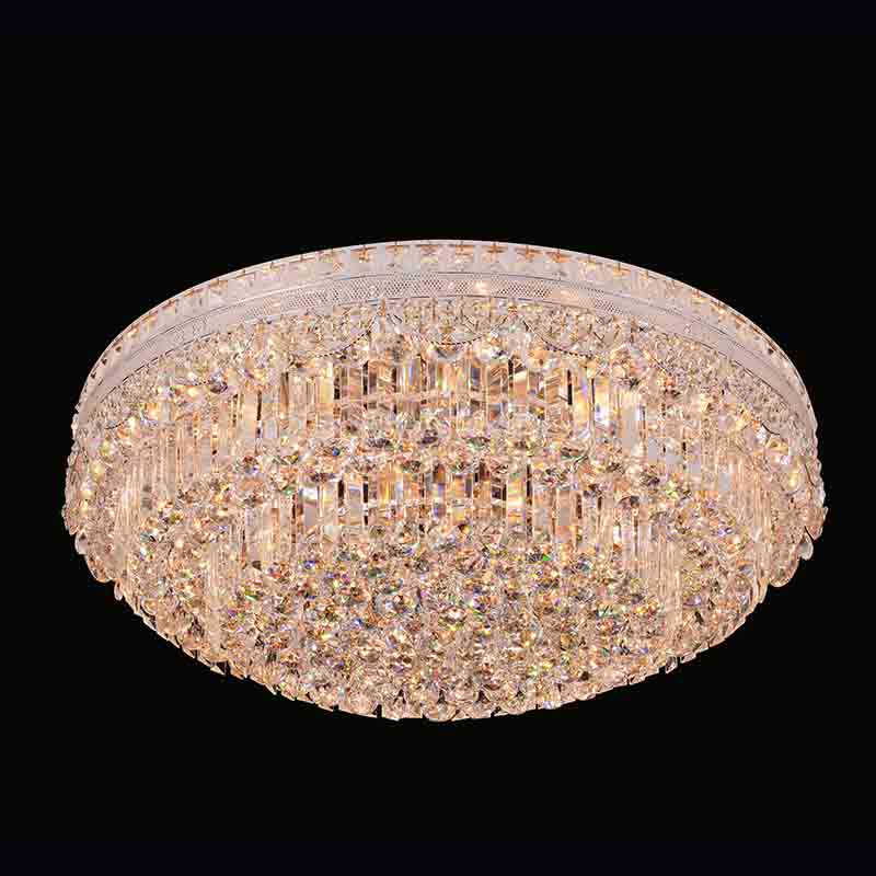 Modern Elegant Round Ceiling Lamp Pendant Lamp Lighting Crystal Chandelier 8222