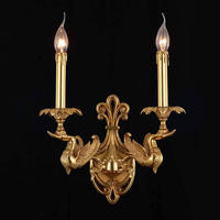 Copper Wall Sconces 2 Heads Mandarin Duck Candle Lighting HM8123-2