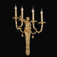 Candles Wall Sconces Vintage Wall Lamp Retro Copper Light HM8139-4